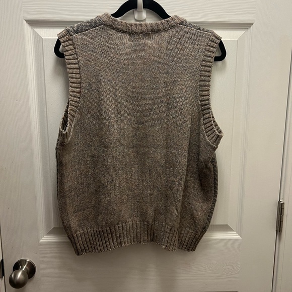 McGregor Wool Blend Vintage Grandpa Sweater Vest Size Large - Picture 2 of 6